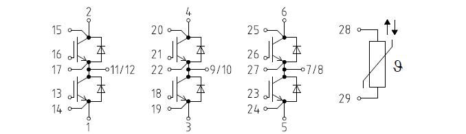 FS300R17KE3 block diagram