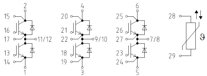 FS450R12KE3 block diagram