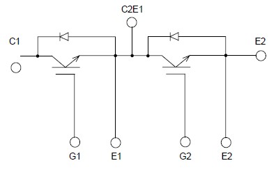 2MBI100SC-060 block diagram