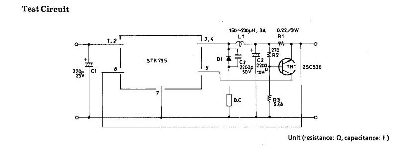 STK795-120B block diagram