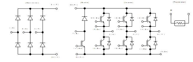 7MBR50UA120 block diagram