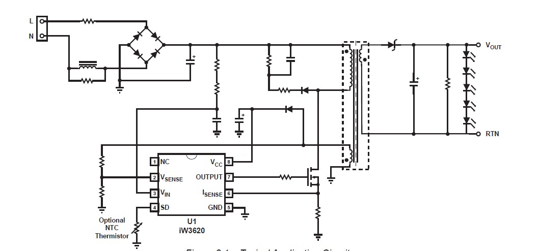  iW3620 pin connecton