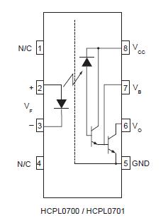 HCPL-0700-500E block diagram