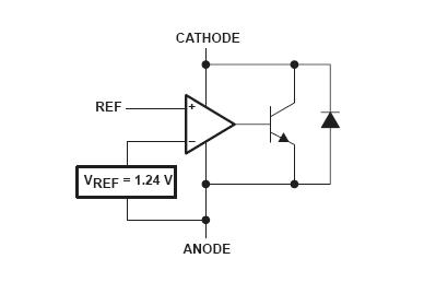 TLV431CDBVR pin connection