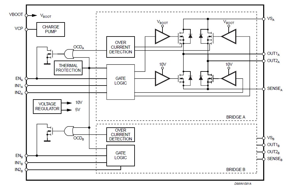 L6205N pin connection