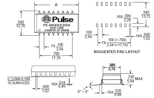 PE-68056NL pin connection