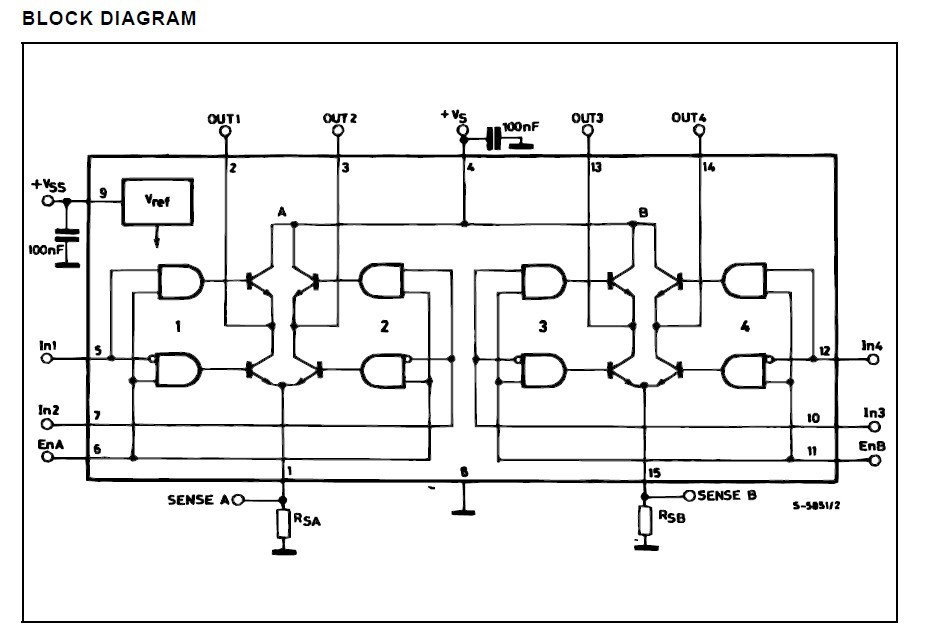 L298P pin connection