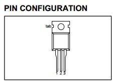 BT151-500R pin configuration