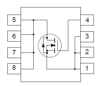 AO4600 pin connection