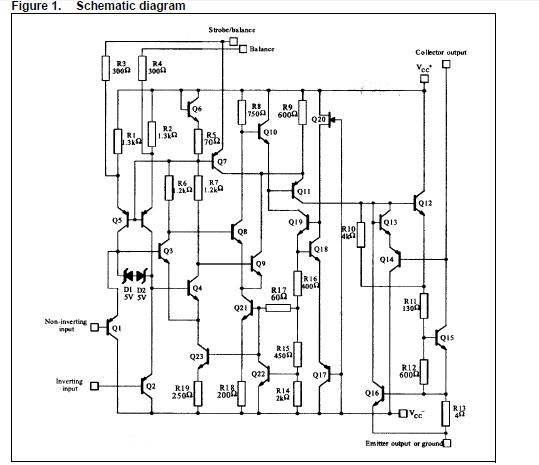 LM311DT block diagram