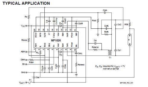 MP1026EF block diagram