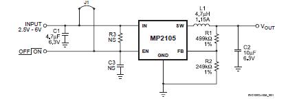 MP2105DJ block diagram