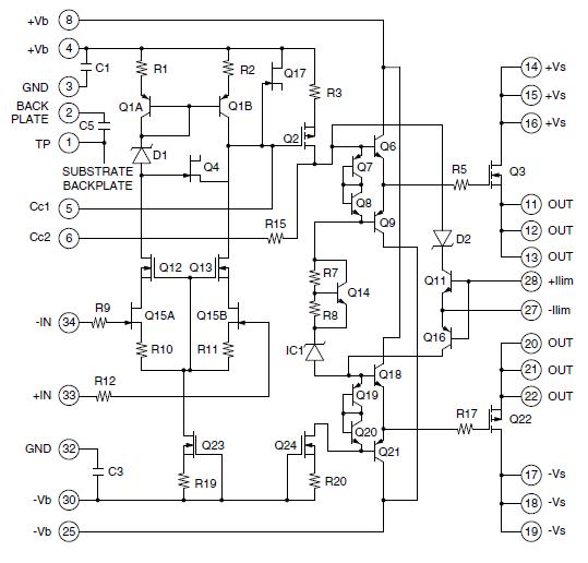 BS3406DJ block diagram