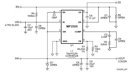 MP2305DS block diagram