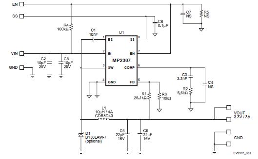 MP2307DN block diagram