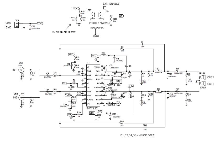 MP7722DF block diagram