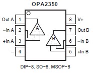 OPA2350UA block diagram