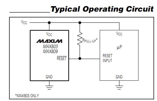 MAX809SEUR+T block diagram