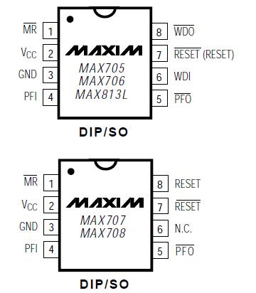 MAX706EPA block diagram