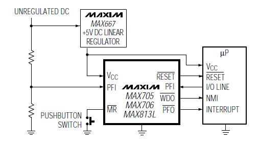 MAX708ESA block diagram