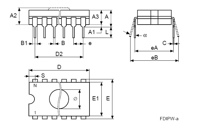 M27C4002-12F1 dimension