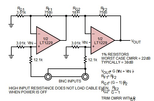 LT1229CS8#TR typical applications