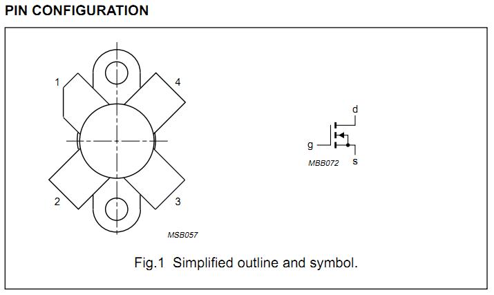 blf245 pin configuration