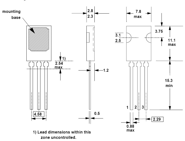 BT134-600E dimension