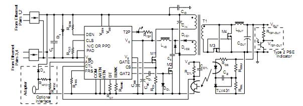 TPS23754PWPR Circuit