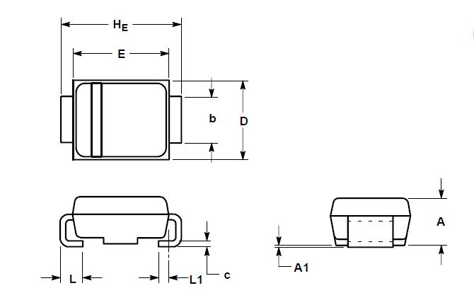 MBRS140T3 block diagram