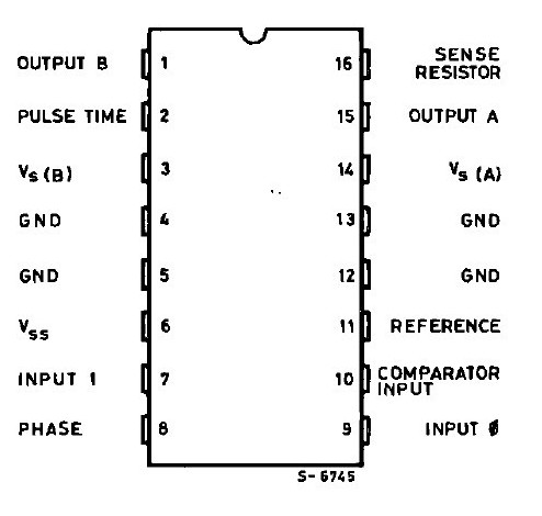  PBL3717A pin connection