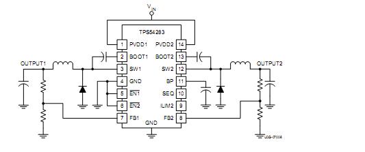 TPS54286PWPR Circuit