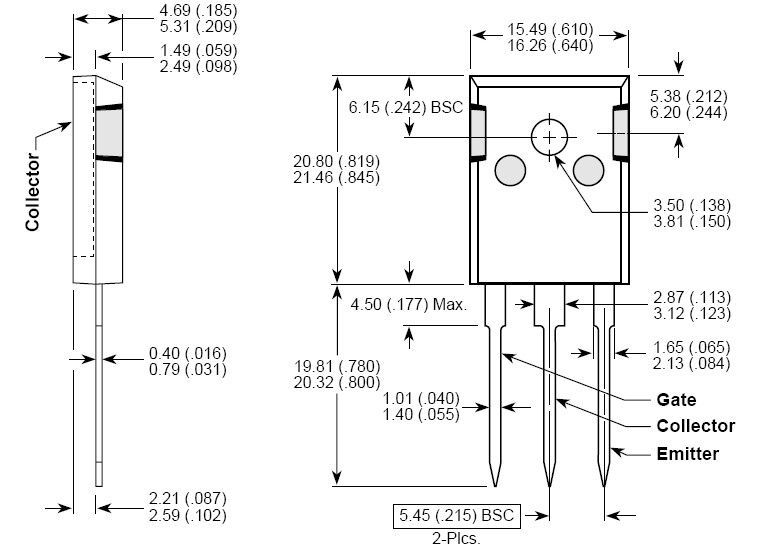 APT30GP60BG dimension