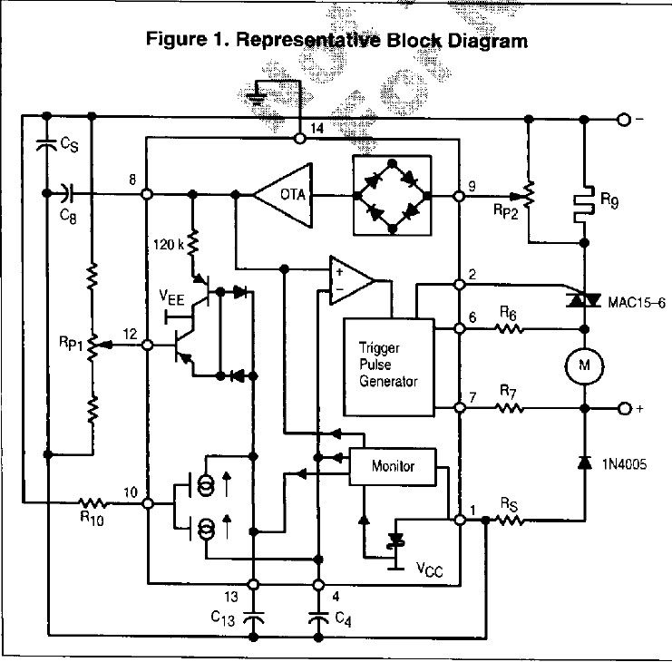 TDA1185A block diagram