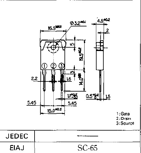 2SK1506 dimension