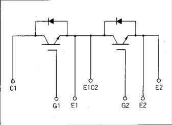 2MBI75J-140 pin connection