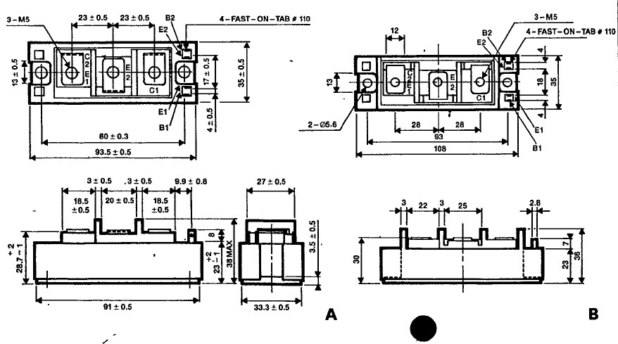 MG150Q2YK1 pin connection