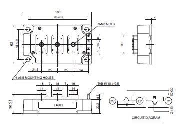 CM300DY-24E pin connection