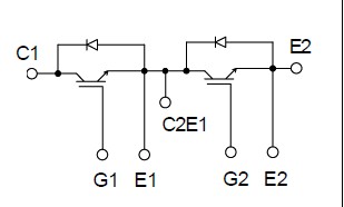 2MBI50P-140 pin connection