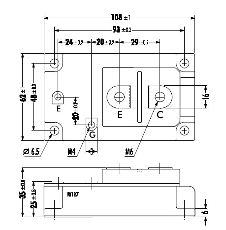 1MBI300S-120 pin connection