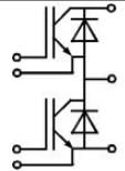 SKM400GAL124D Circuit