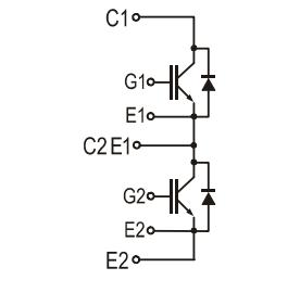 2MBI75S-120 Equivalent Circuit