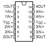 TL074CNSR pin connection