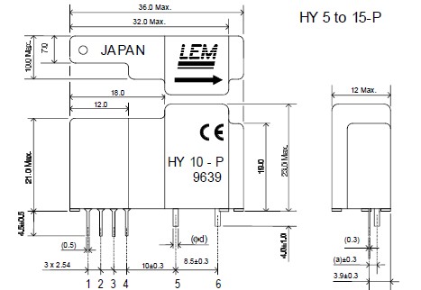 HY5-P pin connection