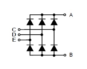 VUO100-16NO7 pin connection