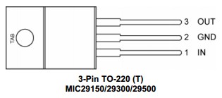 MIC29300-3.3WU pin configuration