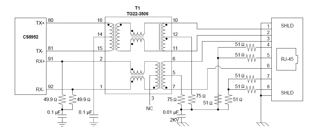 CS8952-CQZ pin connection