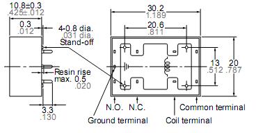 nf4eb-5v dimension