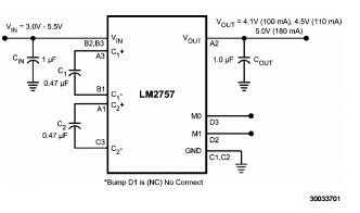  LM2757TM pin connection