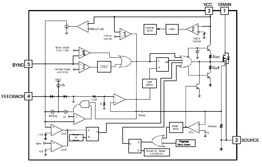 5Q1265RF pin connection